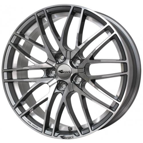 Brock B30 himalaya-grey front-poliert 8x19 ET30 5.00x120.00 Hub Hole 72.60 mm - Alu felgen von Brock