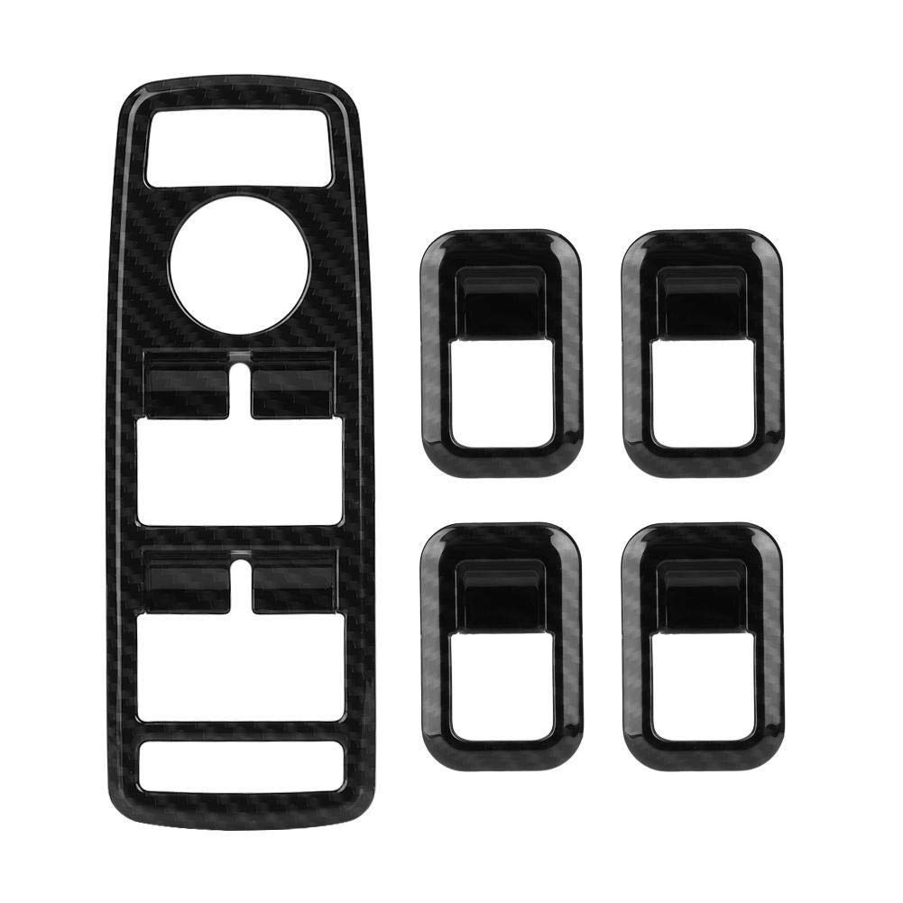 Broco 5Pcs Fensterschalter-Knopf-Ordnungs-Abdeckung for Mercedes Benz A B C E CLA GLA GLK ML GLE Klasse W204 von Broco