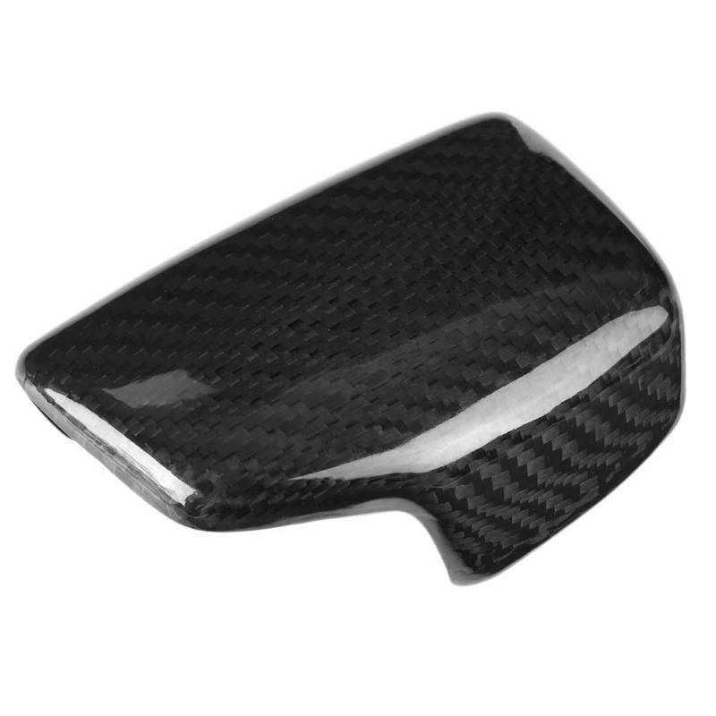 Broco Schaltknaufabdeckung, Carbon-Faser-Auto Schaltknauf Kopfdeckel Trim for Audi A4 S4 RS4 B9 A5 S5 RS5 Q5 Q7 von BOROCO