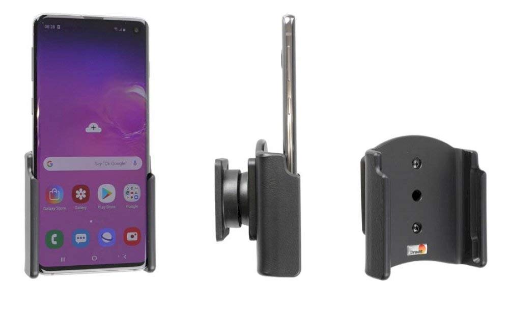 Brodit Gerätehalter 711115 | Made IN Sweden | für Smartphones - Samsung Galaxy S10, Schwarz von Brodit