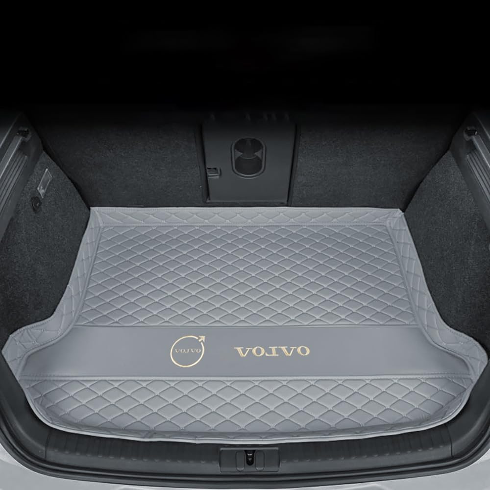 BROHN Auto Kofferraumwanne für Volvo EX30 2023-2024 Auto Rutschfester Zusammenklappbarer Cargo Palette Kofferraumwanne Schutzmatte Leicht zu waschen,A-Cement Gray von BrohN