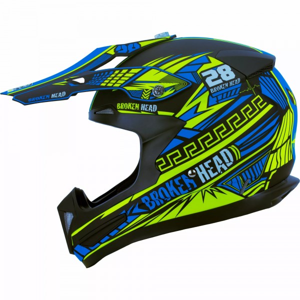 Broken Head (A-Minus-Ware) Division Motocross & Supermotohelm von Broken Head