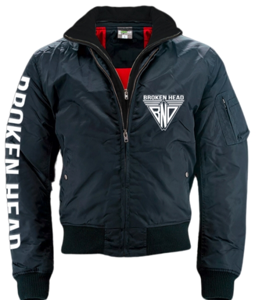 Broken Head Bomberjacke BND Logo Schwarz von Broken Head