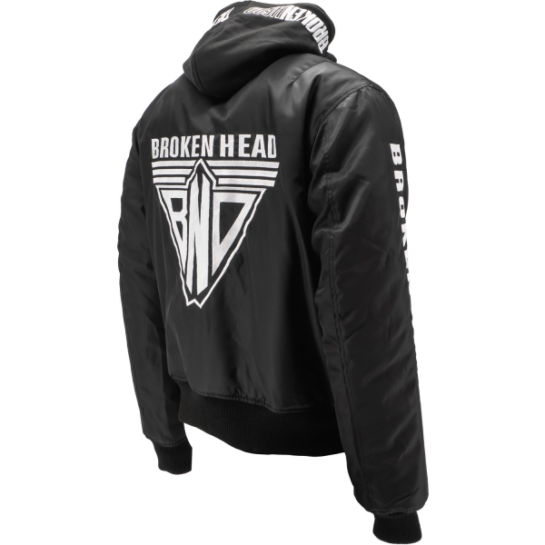 Broken Head Bomberjacke BND Logo Schwarz von Broken Head