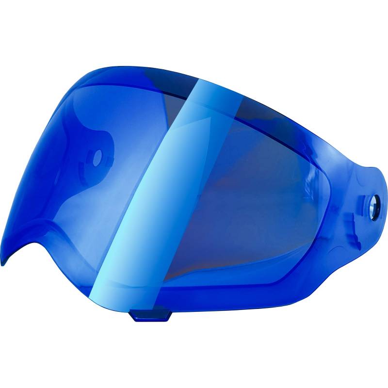 Broken Head Ersatz-Visier Für Motorradhelme - Visier Für Endurohelme VX2 Modelle - Blau Verspiegelt von Broken Head