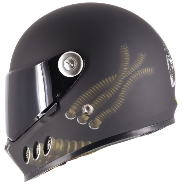 Broken Head Gasman Motorradhelm + Schwarzes Visier von Broken Head