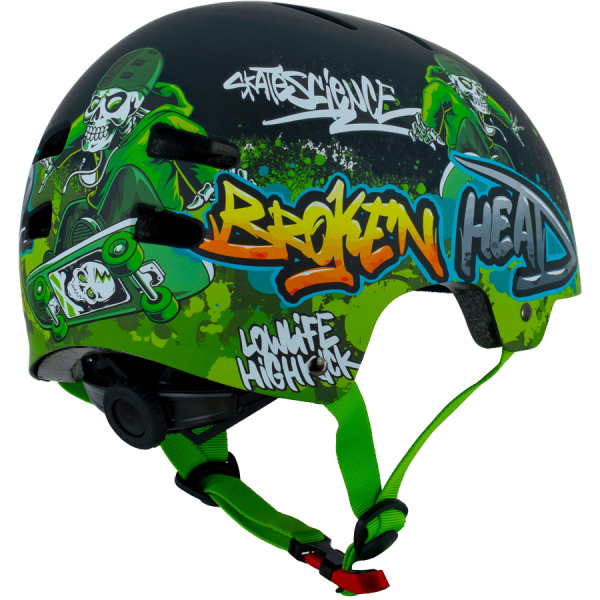 Broken Head Kinder-Fahrradhelm & Skatehelm Skate Boner von Broken Head