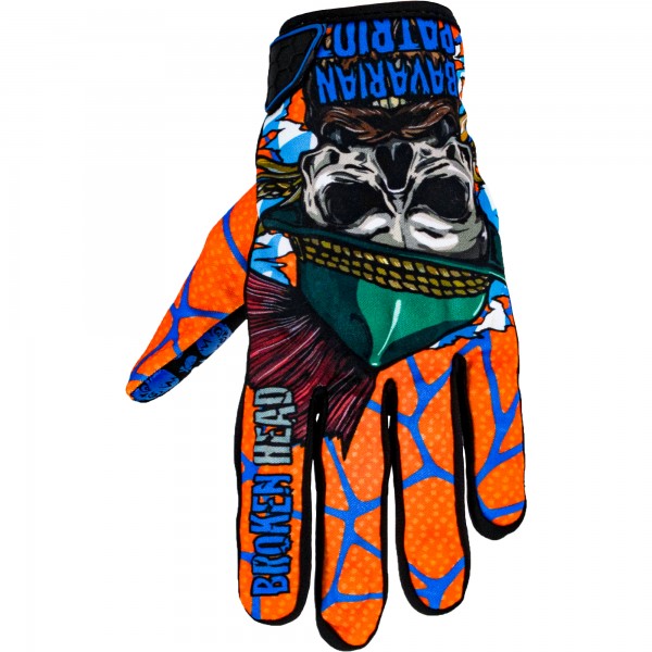 Broken Head MX Handschuhe Bavarian Patriot Orange von Broken Head