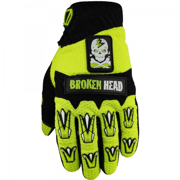 Broken Head MX-Handschuhe Faustschlag Gelb von Broken Head