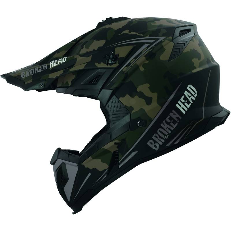 Broken Head Squadron Rebelution Camouflage Sand-Titan Motocross-Helm - MX Cross-Helm - Quad-Helm - Sumo-Helm (M (57-58 cm)) von Broken Head