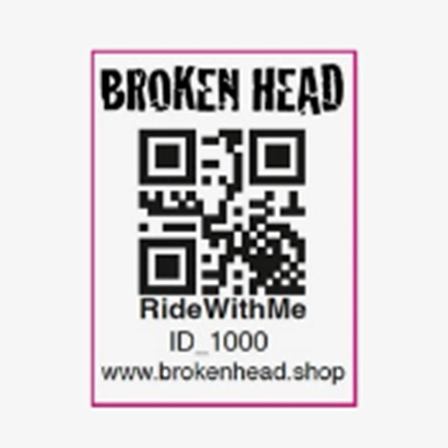 QR Code Für Die Ride With Me App von Broken Head