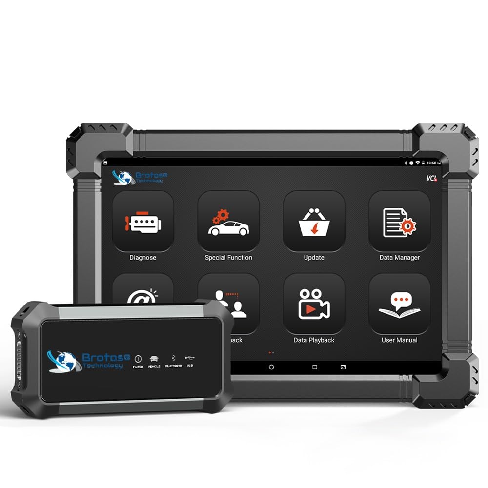 Kfz-Diagnosegerät Auto-OBD2-Diagnose Tablet 980 Kfz-Bluetooth-Scan-Codeleser Kfz DIGITAL von Brotos