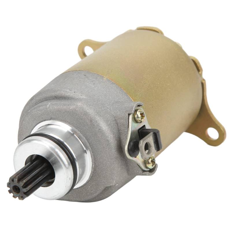 9 Zähnestartermotor, 9 Zahnstartermotor Easy Installation Metall Scooter Startermotor für GY6-125 150 157cm Motor Roller Motorrad ATV von Brrnoo