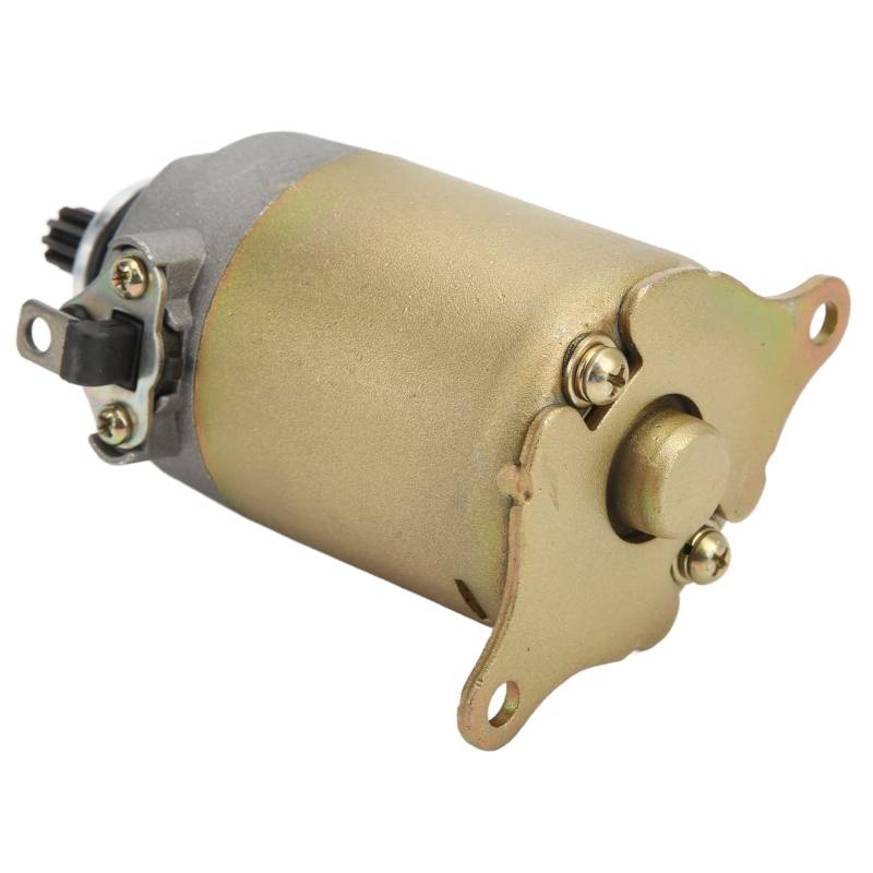 9 Zähnestartermotor, Motorradstarter -Startermotor Ersatz Einfach Installation Metall für GY6-125 150 157cm Motor Roller Motorrad ATV von Brrnoo