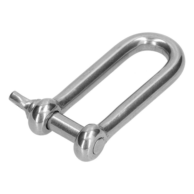 Brrnoo Schurke Häppchen, Schraubenstiftankerhäppchen 304 Edelstahl Gerade Ankerschraube Stift Langer D Shackle Kettendraht Seilstecker (10 StückM6) von Brrnoo