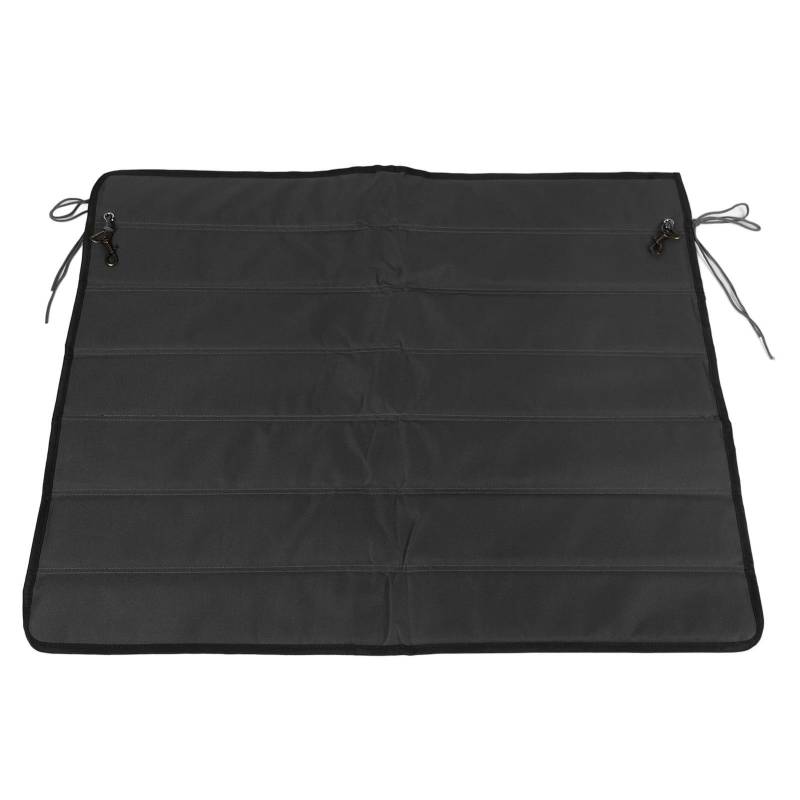 Haustier-Laderaumabdeckung, Stoßstangenklappenschutz, Faltbare Kofferraummatte, SUV-Laderaumeinlage, Wasserdicht, Schmutzabweisend mit Polyester, EPE für den Kofferraum, (Black) von Brrnoo