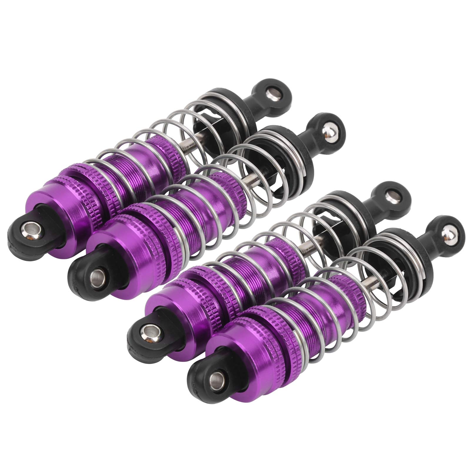 RC Crawler Shocks, RC Car Shock Struts Damper RC Shock Damper RC Upgrade Ersatzzubehör 4 Stück Shock Struts Damper Fit für WLtoys 144001 1/14 RC Car (PURPLE) von Brrnoo