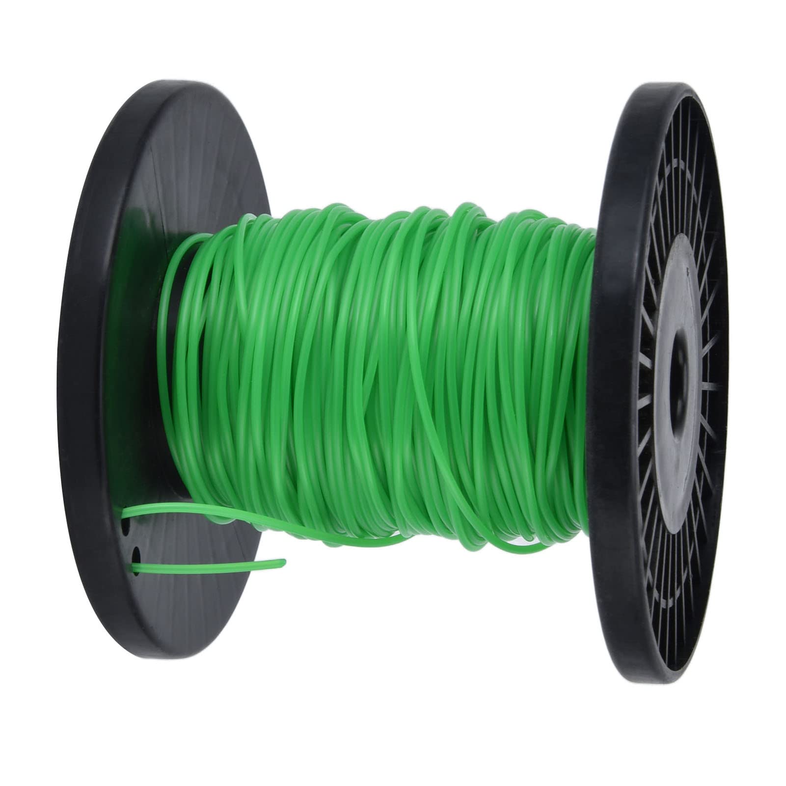 Weed Wacker String, Trimmerfaden String Grüner Rasenmäherfaden 2 Mm Fadentrimmerfaden Runder Rasentrimmerfaden 372 M / 1220,5 Fuß (50m/164ft) von Brrnoo