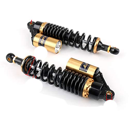 14,75 "375 mm hintere Stoßdämpfer Absorber Fit für Ya-maha Banshee ATV Black & Gold von Bruce & Shark