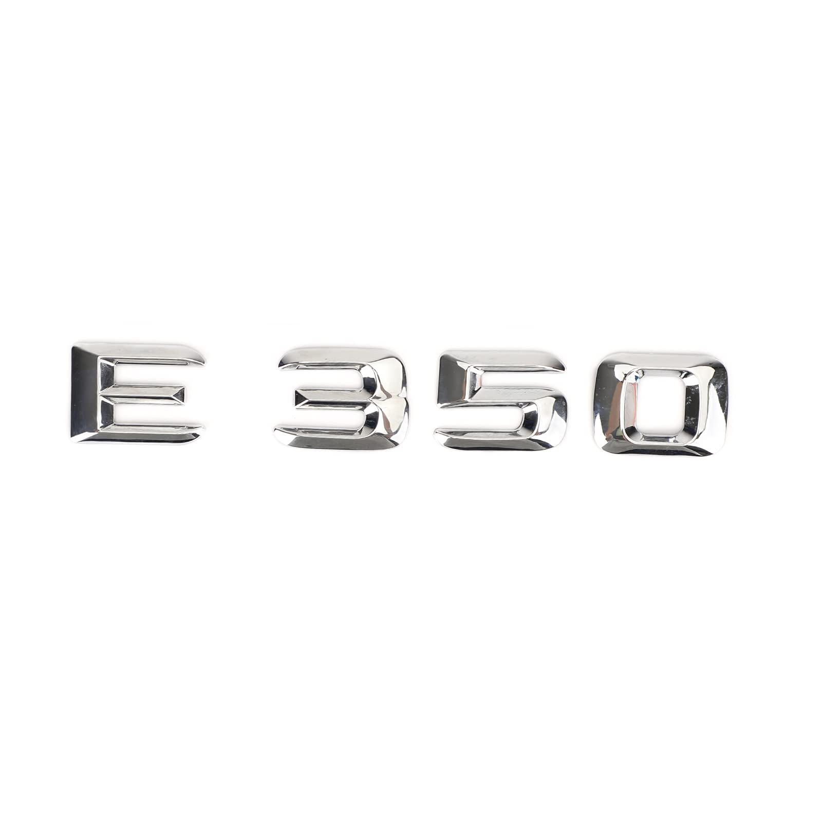 Bruce & Shark Rear Trunk Nameplate Emblem Abzeichen Aufkleber Decal Für E350 Chrome von Bruce & Shark