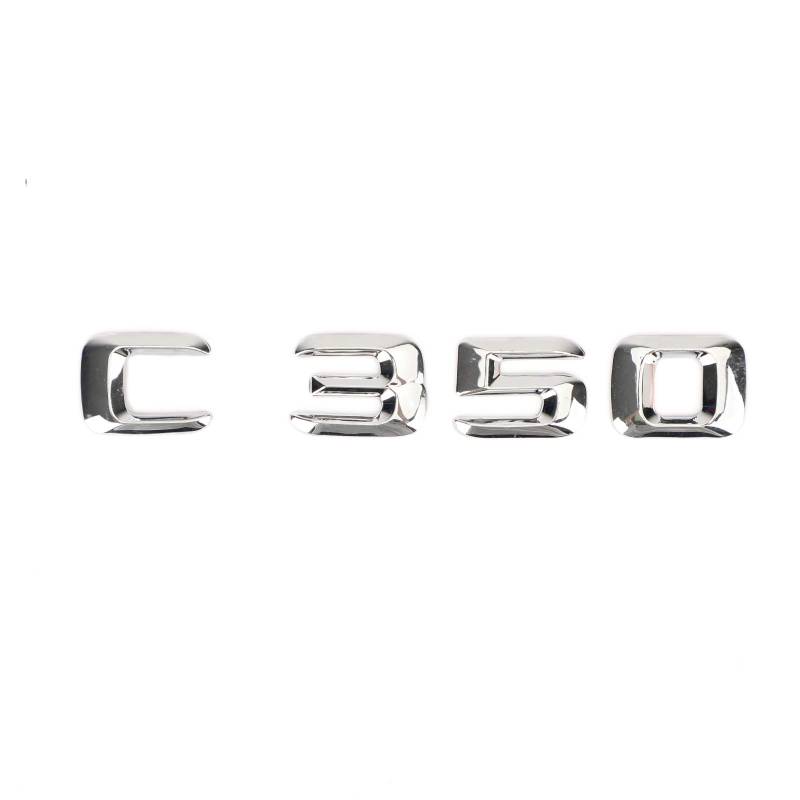 Bruce & Shark Rear Trunk Nameplate Emblem Abzeichen Aufkleber Decal Für C350 Chrome von Bruce & Shark