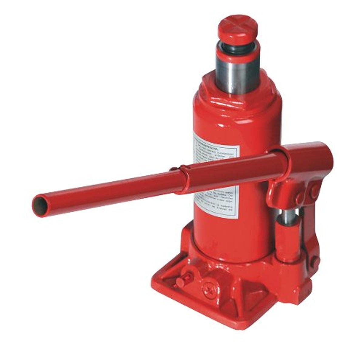 Brüder Mannesmann Hydraulischer Wagenheber, 8 Tonnen, TÜV/GS | M 007-T-GS8, Rot von Brüder Mannesmann