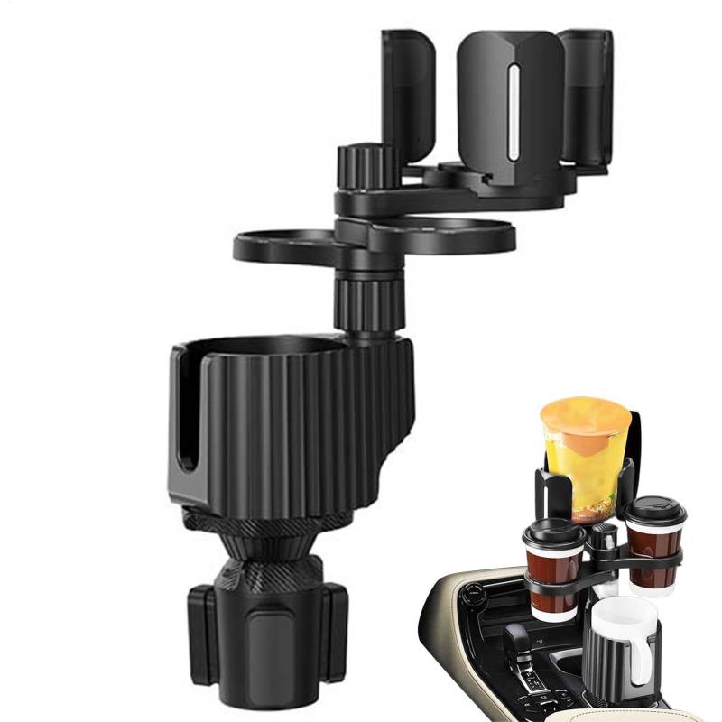 4-in-1-Becherhalter, verstellbarer Getränkehalter, Getränkehalter für Wasserflaschen, Auto-Beverage Organizer, Expanding Car Cup Holder, Car Cup Holder von Bsbkoj