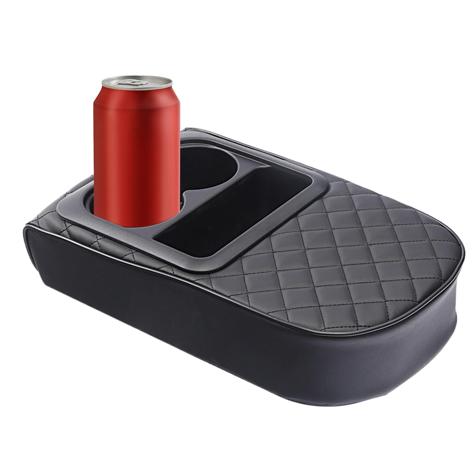 Arm Rest Booster Pad Car Storage Box, Car Armrest Storage Box | Armrest Booster Pad with Cup Holder, 35 x 21 cm Waterproof Car Console Organizer for Convenient Interior Storage in Most Car Models von Bsbkoj