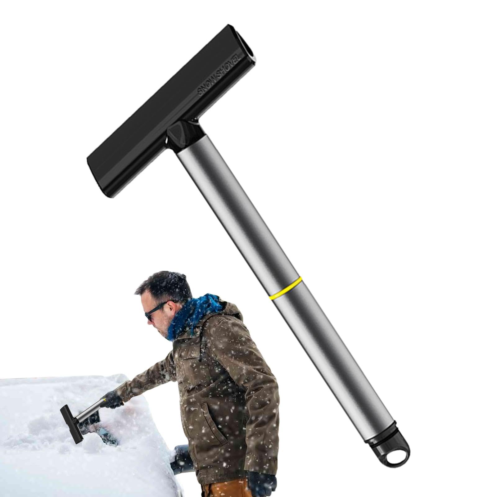 Ice Window Scraper, Winter Auto Snow Shovel, Comfortable TPU Handle, Snow Removal Tool, Truck Ice Scraper, RV Snow Shovel, Sedans Ice Remover, Home Window Snow Tool, Snow Removal, Strong Ice Scrap von Bsbkoj