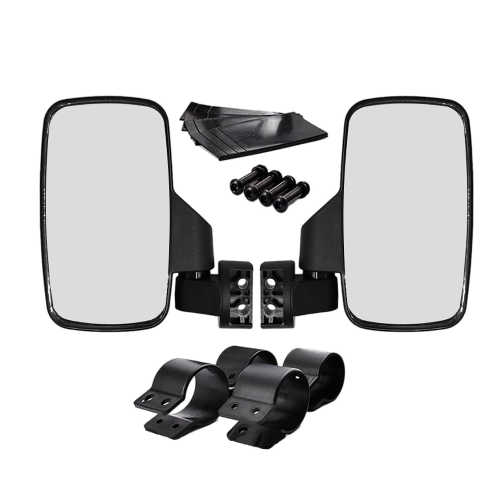 UTV Looking-Glass, Überrollbügelkäfig, verstellbares Glas-Set, 4,4 cm Überrollbügel, 5,1 cm Überrollbügel, hintere Sichtbarkeit, ATV-Zubehör, Weitwinkel-UTV von Bsbkoj