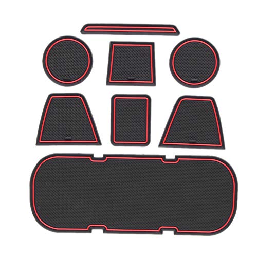 Bsowte Anti- Autotür Gummi Cup Cushion Red Gate Slot Pad für 86 BRZ GT86 FT86 FR-S 2012-2019 Mattenzubehör von Bsowte