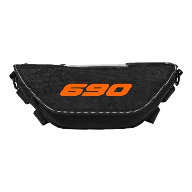 Btwodian Motorrad-Lenkertasche, für 690Enduro r For690enduro r Motorradzubehör Werkzeugtasche Wasserdicht und staubdicht Praktische Reise Lenkertasche (A) von Btwodian