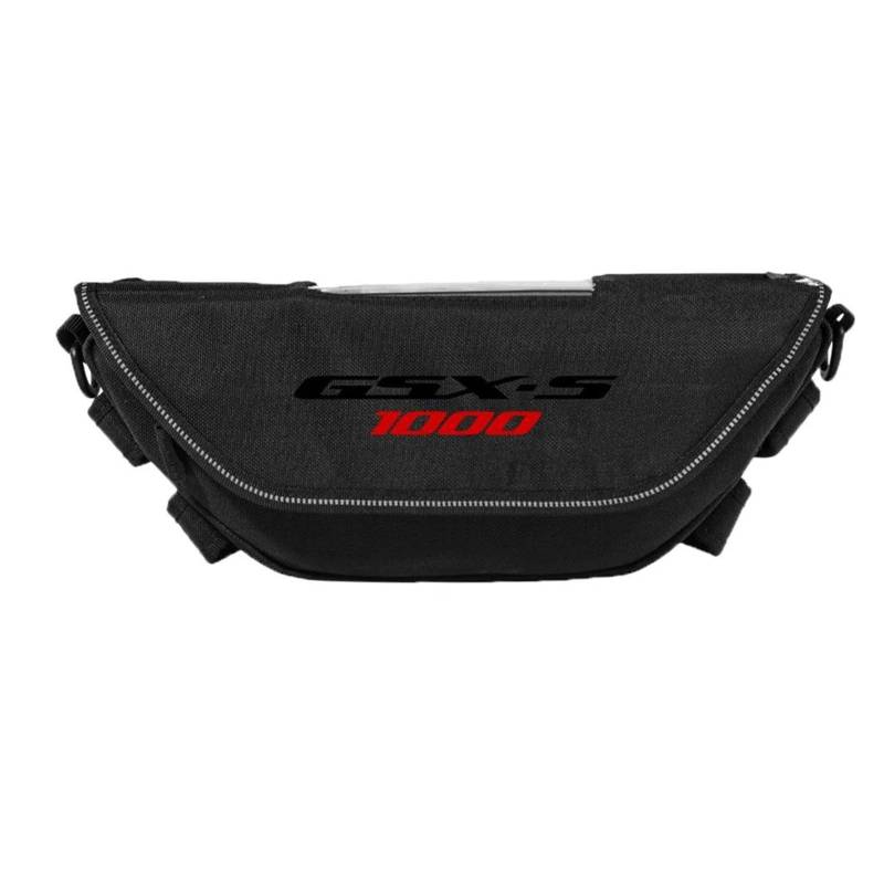 Btwodian Motorrad-Lenkertasche, für GSX-S1000 für gsx-s1000 Motorradzubehör, Werkzeugtasche, wasserdicht und staubdicht, praktische Reise-Lenkertasche (D) von Btwodian