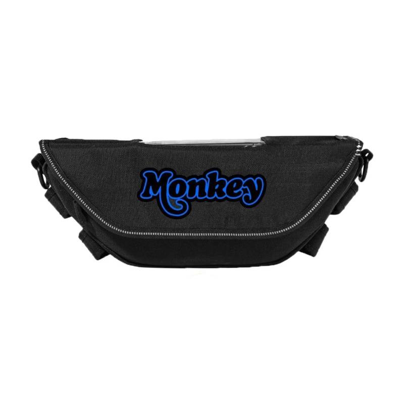 Btwodian Motorrad-Lenkertasche, für Monkey125 monkey125, Motorradzubehör, Werkzeugtasche, wasserdicht und staubdicht, praktische Reise-Lenkertasche (O) von Btwodian