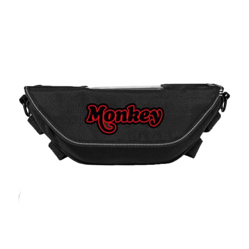 Btwodian Motorrad-Lenkertasche, für Monkey125 monkey125 Motorradzubehör, Werkzeugtasche, wasserdicht und staubdicht, praktische Reise-Lenkertasche (N) von Btwodian