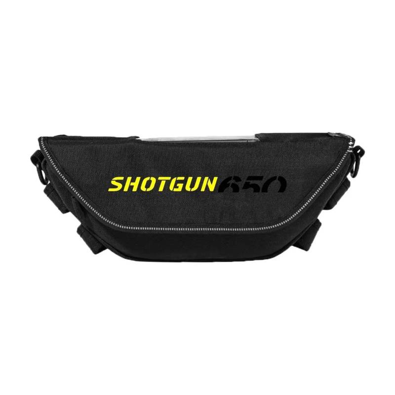 Btwodian Motorrad-Lenkertasche, für Shotgun650 shotgun650 Motorradzubehör, Werkzeugtasche, wasserdicht und staubdicht, praktische Reise-Lenkertasche (L) von Btwodian