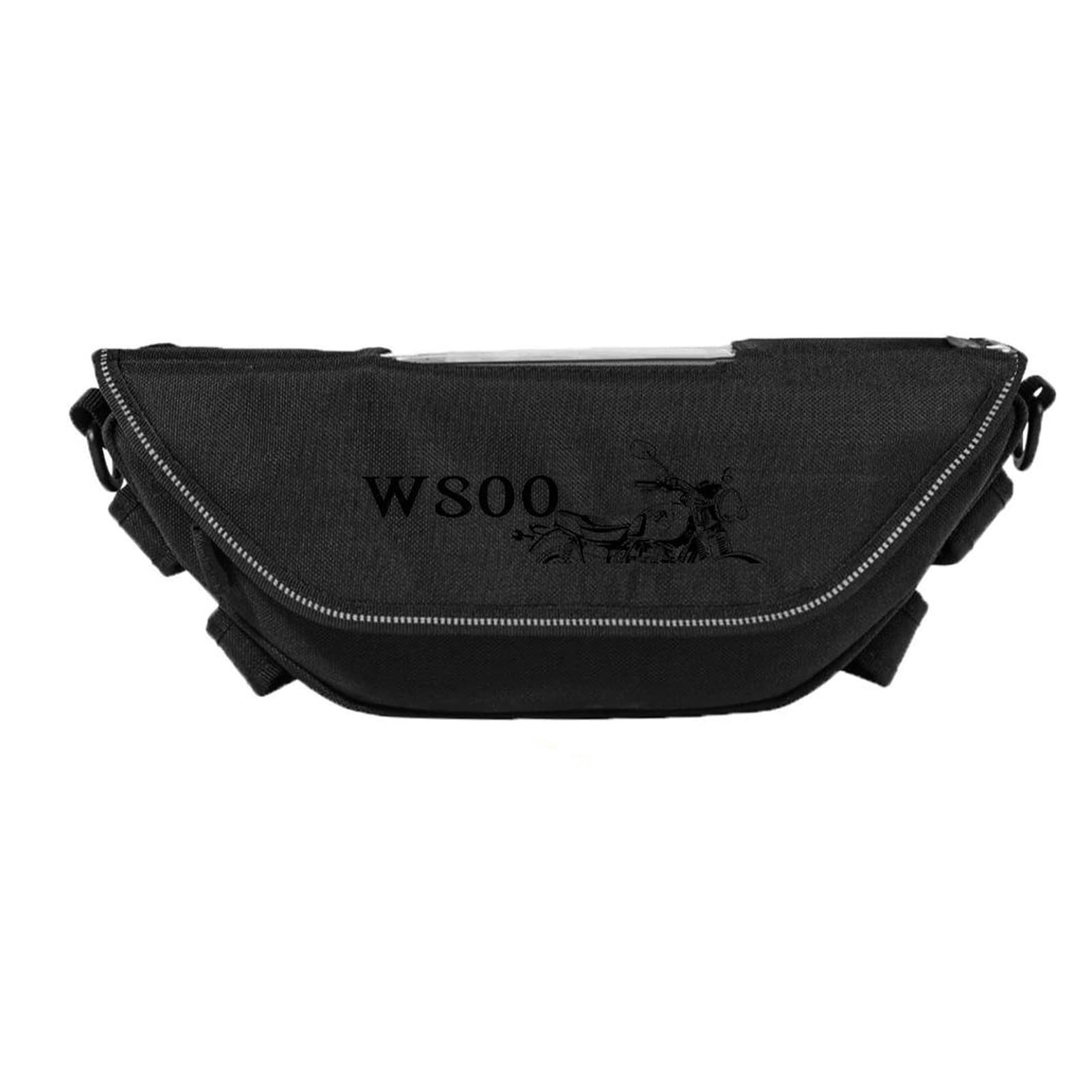 Btwodian Motorrad-Lenkertasche, für W800 w800 Motorradzubehör, Werkzeugtasche, wasserdicht und staubdicht, praktische Reise-Lenkertasche (L) von Btwodian