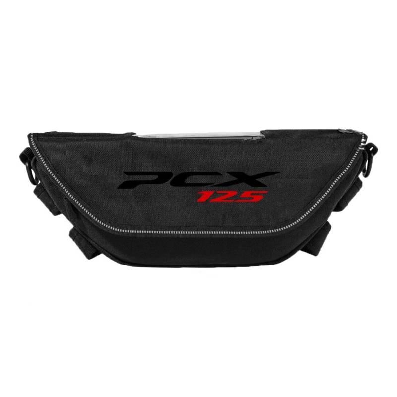 Btwodian Motorrad-Lenkertasche, für pcx125 Motorradzubehör, Werkzeugtasche, wasserdicht und staubdicht, praktische Reise-Lenkertasche (A) von Btwodian