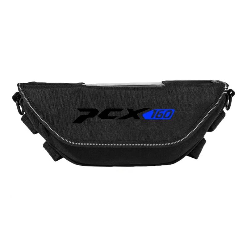 Btwodian Motorrad-Lenkertasche, für pcx160 Motorradzubehör, Werkzeugtasche, wasserdicht und staubdicht, praktische Reise-Lenkertasche (B) von Btwodian