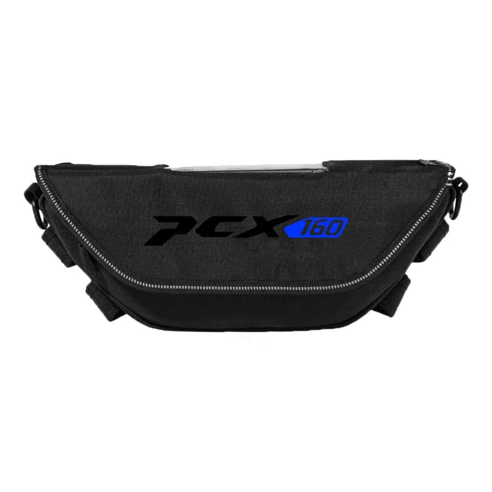 Btwodian Motorrad-Lenkertasche, für pcx160 Motorradzubehör, Werkzeugtasche, wasserdicht und staubdicht, praktische Reise-Lenkertasche (B) von Btwodian