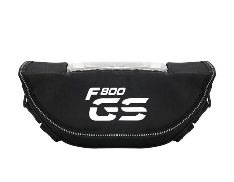 Motorrad-Aufbewahrungstasche Für F850GS F750GS F900XR F900R F800GS F800R G310GS G310R wasserdichte Tasche Aufbewahrungstasche Lenkertasche Reisewerkzeugtasche(BlackF800GS) von Btwodian