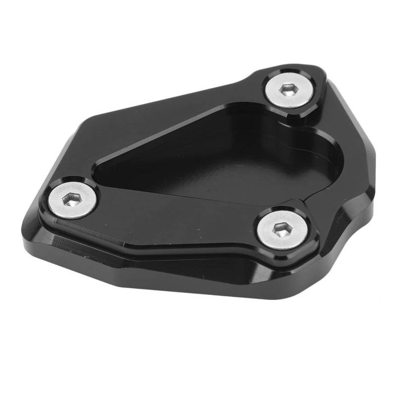 Motorrad Ständer Fuß, Motorrad Fußhalterung Ständerpolster, Motorrad Ständer Verlängerungsplatte, Stabiler Halter, Fußseitenständer, Sichere Unterstützung für S1000RR S1000R 2019 Bis 2022(Schwarz) von Buachois