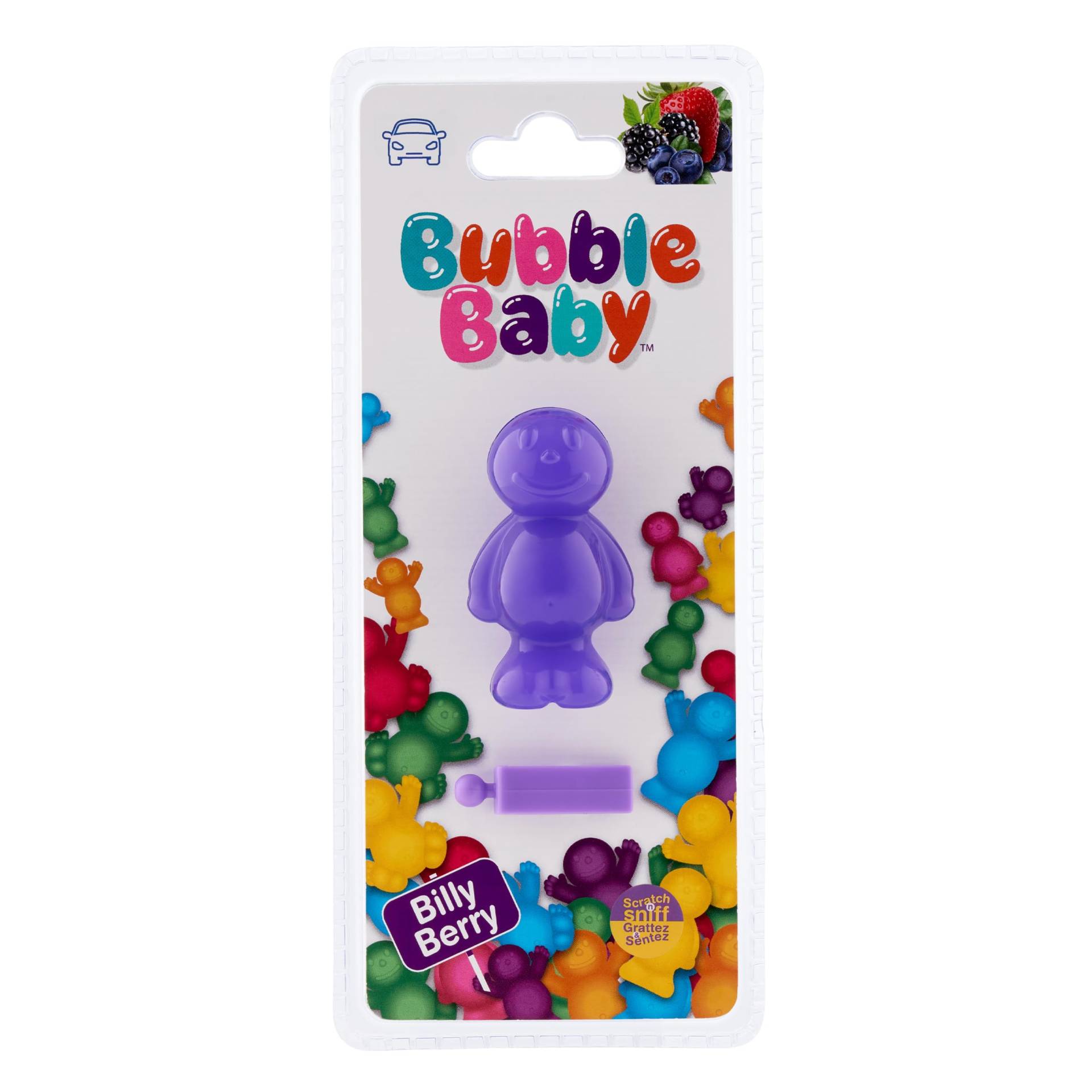 Bubble Baby 3D/Vent Clip Auto-Lufterfrischer und Geruchsvernichter - Beerenduft von Bubble Baby