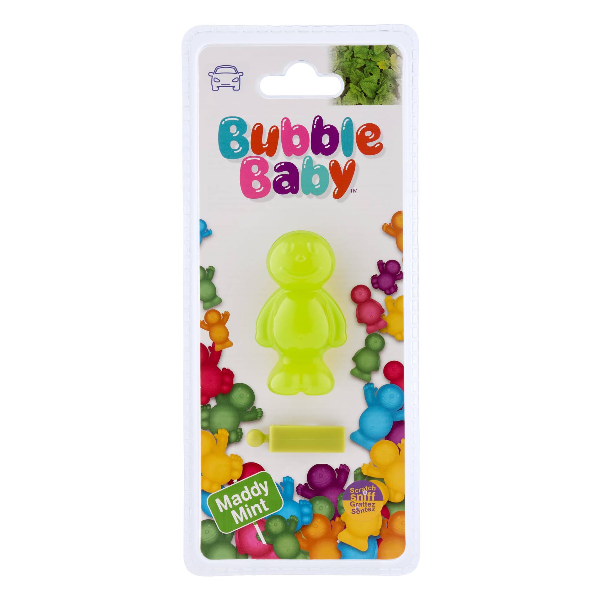 Bubble Baby 3D/Vent Clip Auto-Lufterfrischer und Geruchsvernichter - Minzduft von Bubble Baby