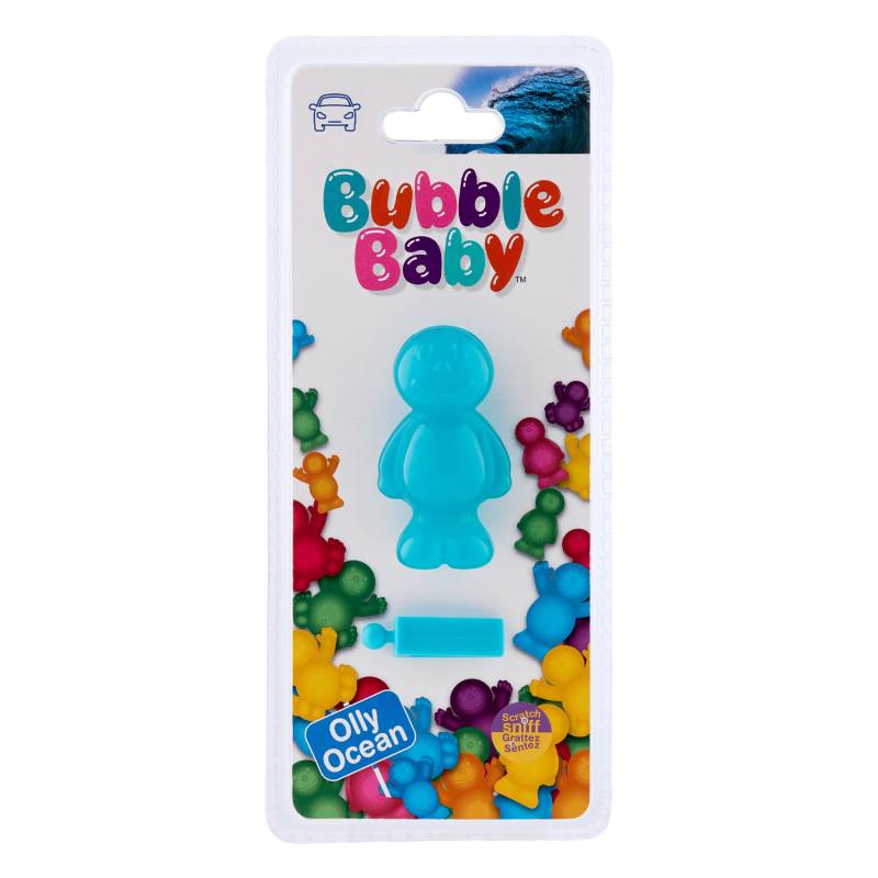 Bubble Baby 3D/Vent Clip Auto-Lufterfrischer und Geruchsvernichter - Ocean Spa-Duft, Blau von Bubble Baby