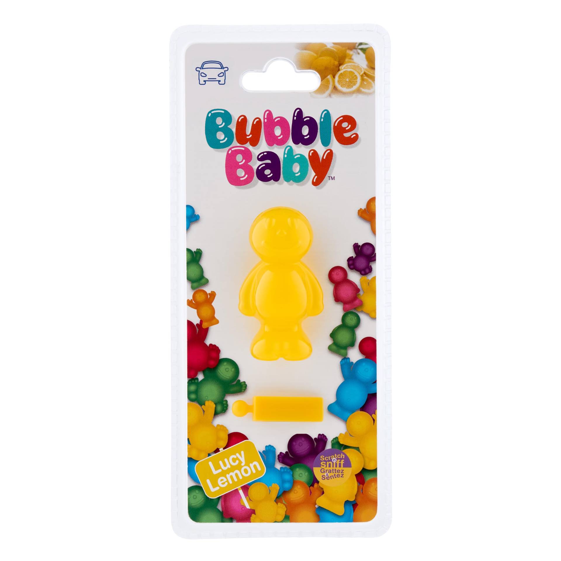 Bubble Baby 3D/Vent Clip Auto-Lufterfrischer und Geruchsvernichter - Zitronenduft von Bubble Baby