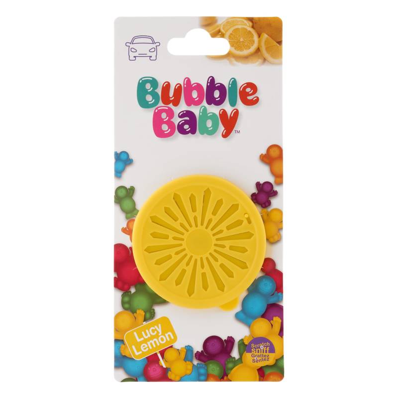 Bubble Baby Organic Tub - Langanhaltender Zitronenduft fürs Autolufterfrischer und Geruchsvernichter von Bubble Baby