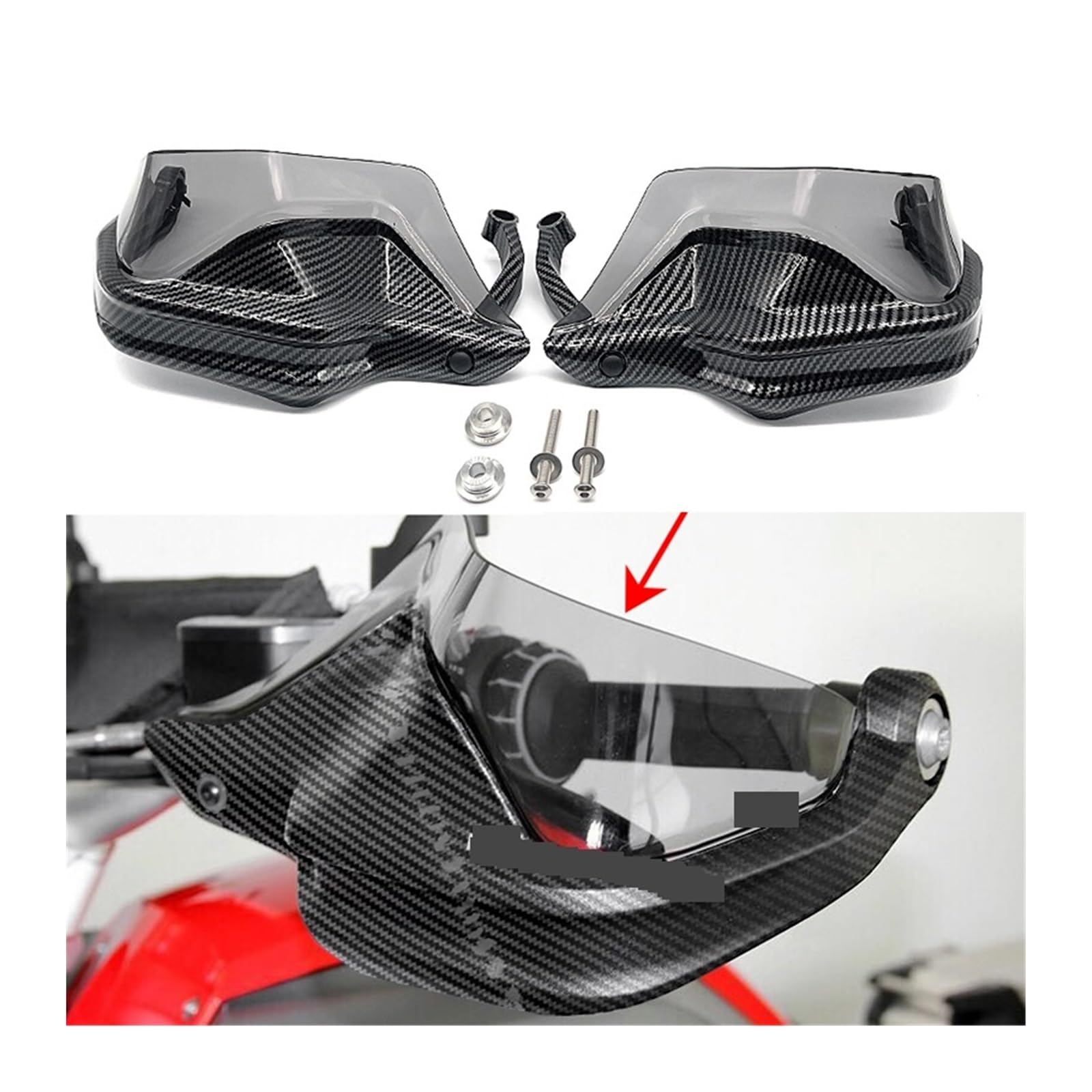 Motorrad Lenker Bremsschutz Für BM&W F850GS F750GS F850GS Adventure 2018-2023 Handschutz Handschild Schutz Windschutzscheibe von BucCan