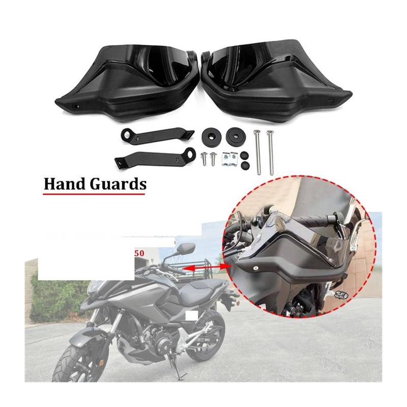 Motorrad Lenker Bremsschutz Für Ho&nda CB 500X NC 750X 2013-2021 Motorrad Handschutz Handschutz Windschutz Handschützer Abdeckung Zubehör von BucCan