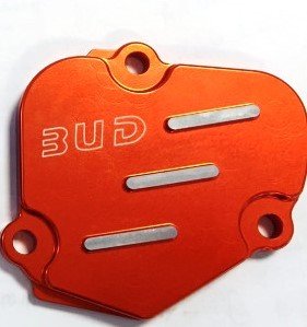 As a cover KTM SX125 Orange (left) von Bud Racing